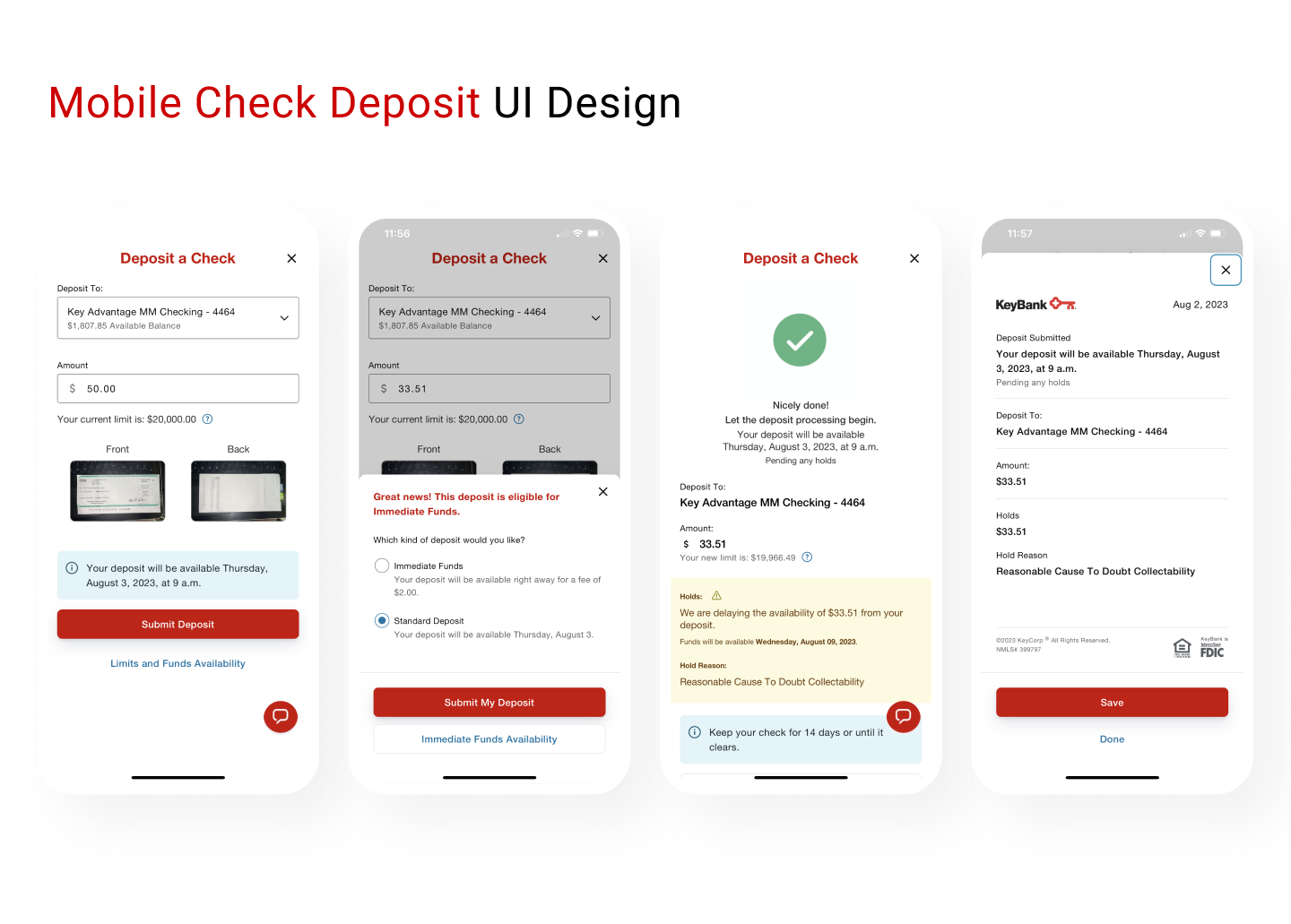 Mobile Banking UI / UX - Hermass